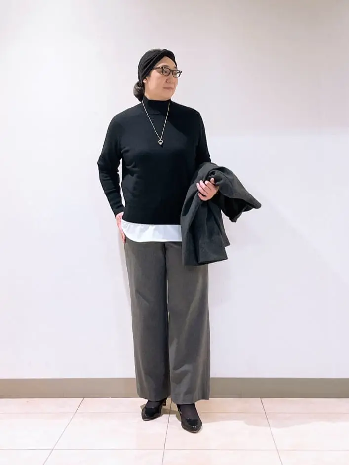 J.PRESS LADIES L スタッフ コーディネート画像