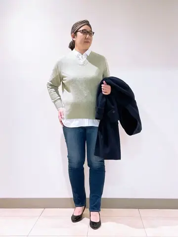 J.PRESS LADIES L スタッフ コーディネート画像