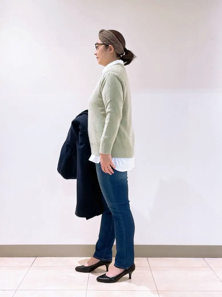 J.PRESS LADIES L スタッフ コーディネート画像