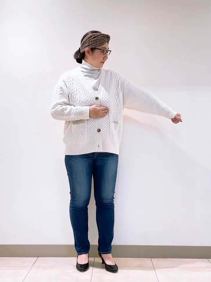 J.PRESS LADIES L スタッフ コーディネート画像