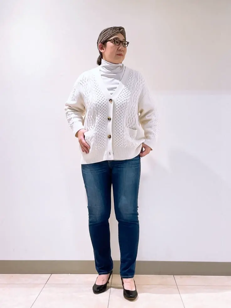 J.PRESS LADIES L スタッフ コーディネート画像