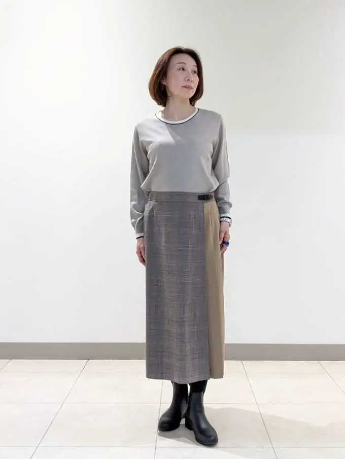 J.PRESS LADIES L スタッフ コーディネート画像