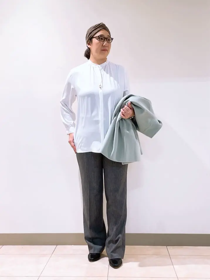 J.PRESS LADIES L スタッフ コーディネート画像