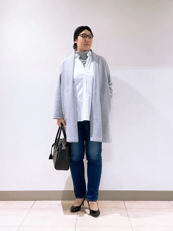 J.PRESS LADIES L スタッフ コーディネート画像