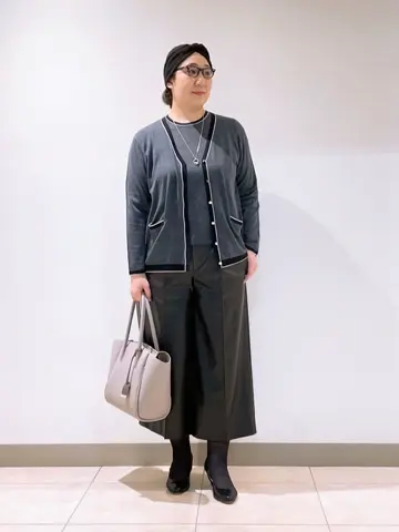 J.PRESS LADIES L スタッフ コーディネート画像