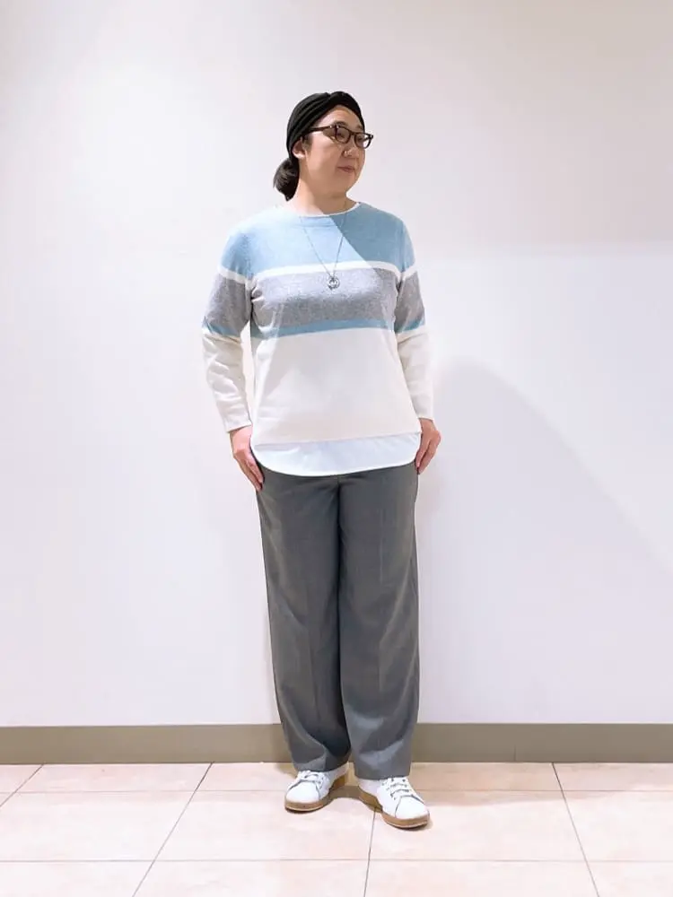 J.PRESS LADIES L スタッフ コーディネート画像