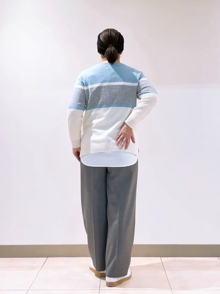 J.PRESS LADIES L スタッフ コーディネート画像