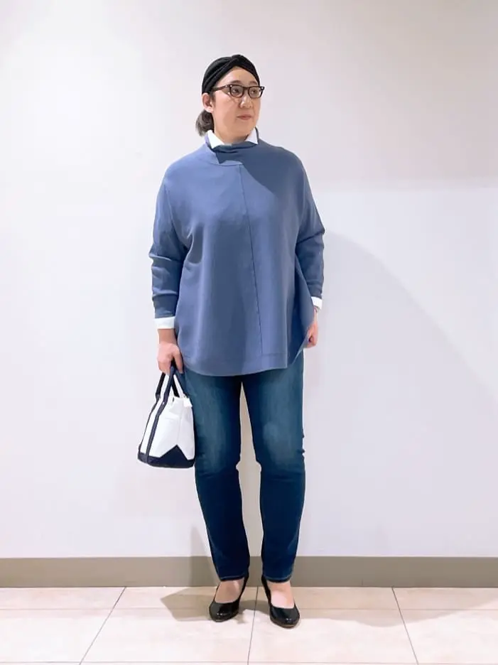 J.PRESS LADIES L スタッフ コーディネート画像