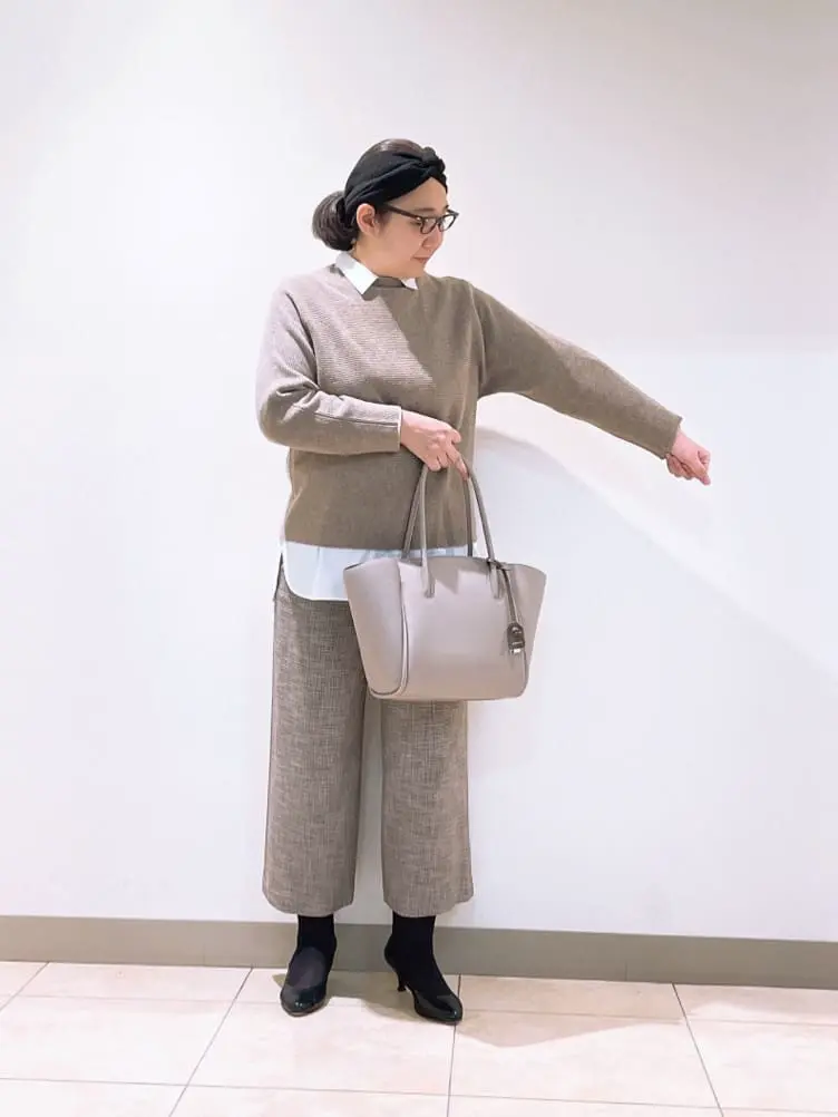 J.PRESS LADIES L スタッフ コーディネート画像