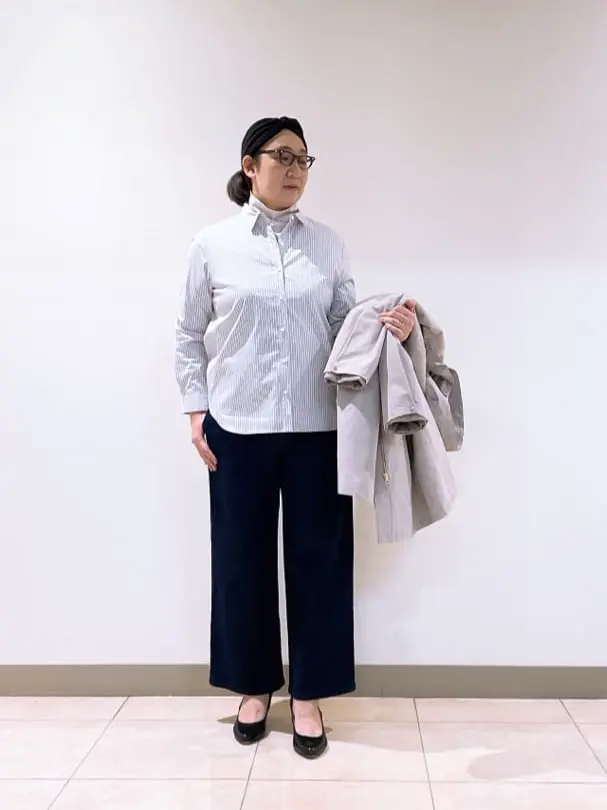 J.PRESS LADIES L スタッフ コーディネート画像