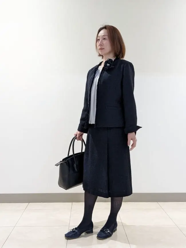 J.PRESS LADIES L スタッフ コーディネート画像