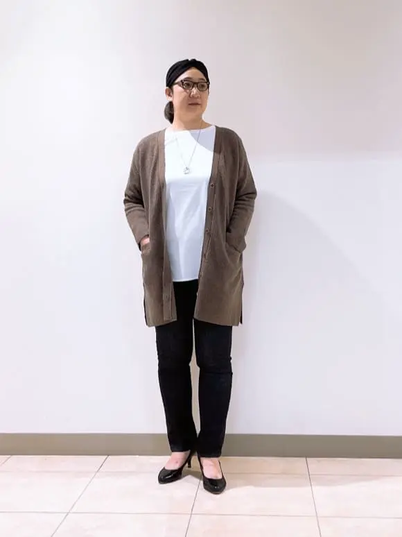 J.PRESS LADIES L スタッフ コーディネート画像