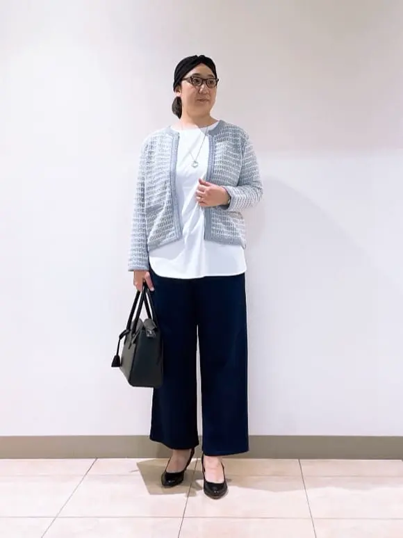 J.PRESS LADIES L スタッフ コーディネート画像