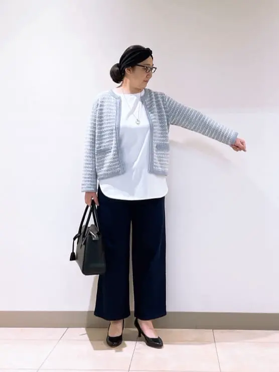 J.PRESS LADIES L スタッフ コーディネート画像