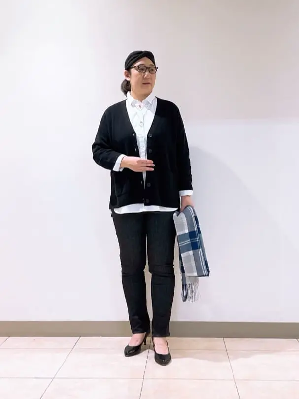 J.PRESS LADIES L スタッフ コーディネート画像