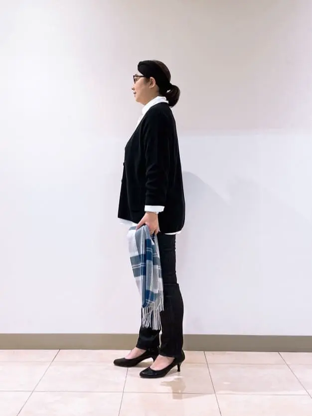 J.PRESS LADIES L スタッフ コーディネート画像