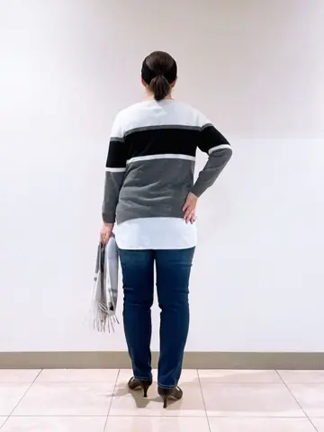 J.PRESS LADIES L スタッフ コーディネート画像