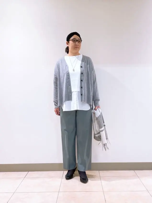 J.PRESS LADIES L スタッフ コーディネート画像