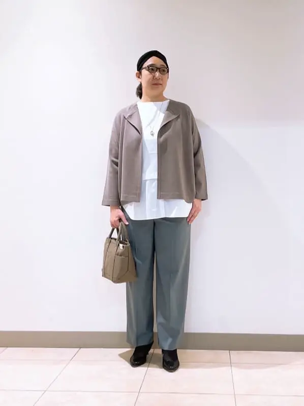 J.PRESS LADIES L スタッフ コーディネート画像