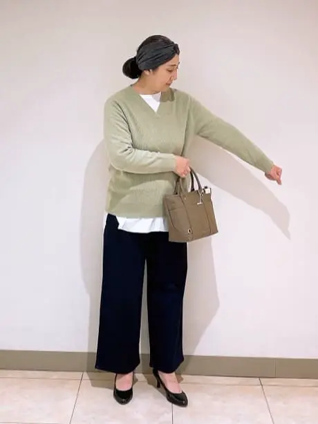 J.PRESS LADIES L スタッフ コーディネート画像