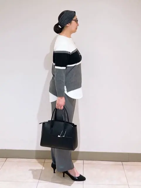 J.PRESS LADIES L スタッフ コーディネート画像