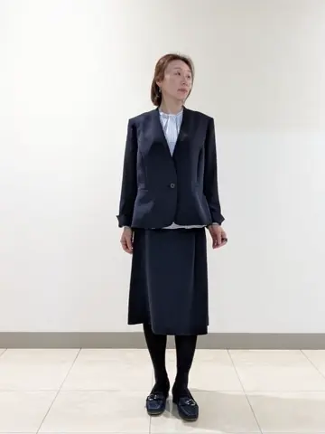 J.PRESS LADIES L スタッフ コーディネート画像