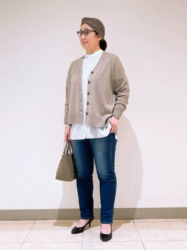 J.PRESS LADIES L スタッフ コーディネート画像