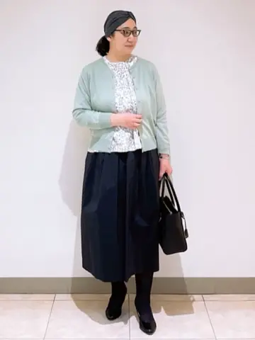 J.PRESS LADIES L スタッフ コーディネート画像