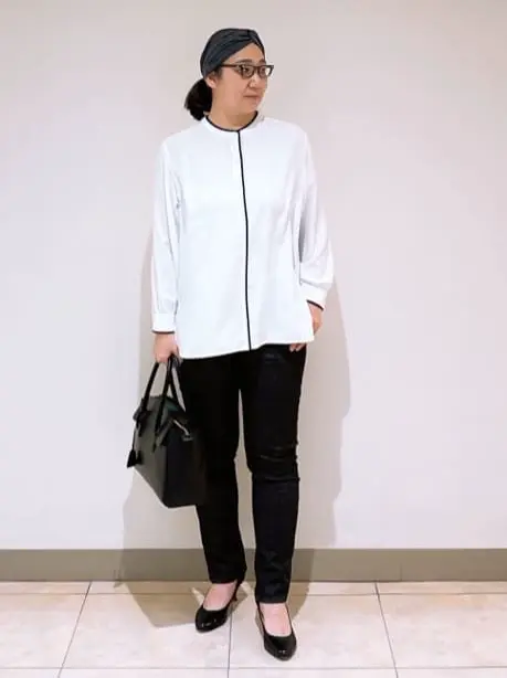 J.PRESS LADIES L スタッフ コーディネート画像