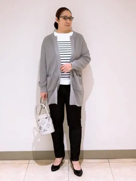 J.PRESS LADIES L スタッフ コーディネート画像