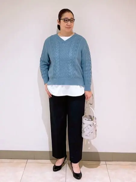 J.PRESS LADIES L スタッフ コーディネート画像