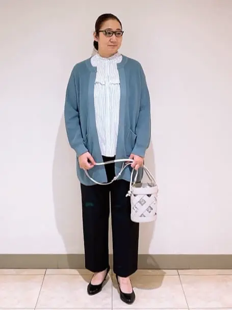 J.PRESS LADIES L スタッフ コーディネート画像