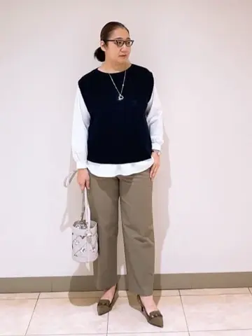 J.PRESS LADIES L スタッフ コーディネート画像