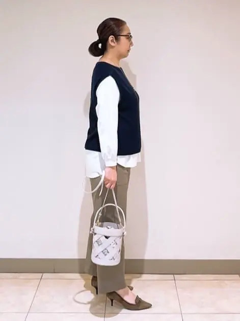 J.PRESS LADIES L スタッフ コーディネート画像