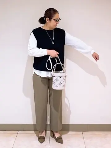 J.PRESS LADIES L スタッフ コーディネート画像