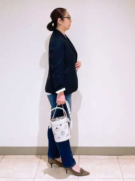 J.PRESS LADIES L スタッフ コーディネート画像