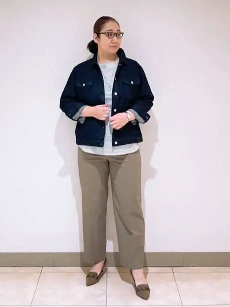 J.PRESS LADIES L スタッフ コーディネート画像