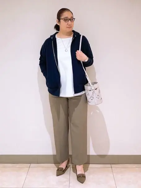 J.PRESS LADIES L スタッフ コーディネート画像