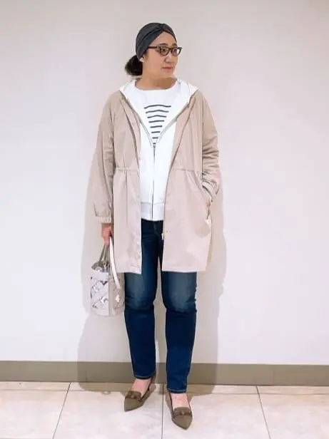 J.PRESS LADIES L スタッフ コーディネート画像