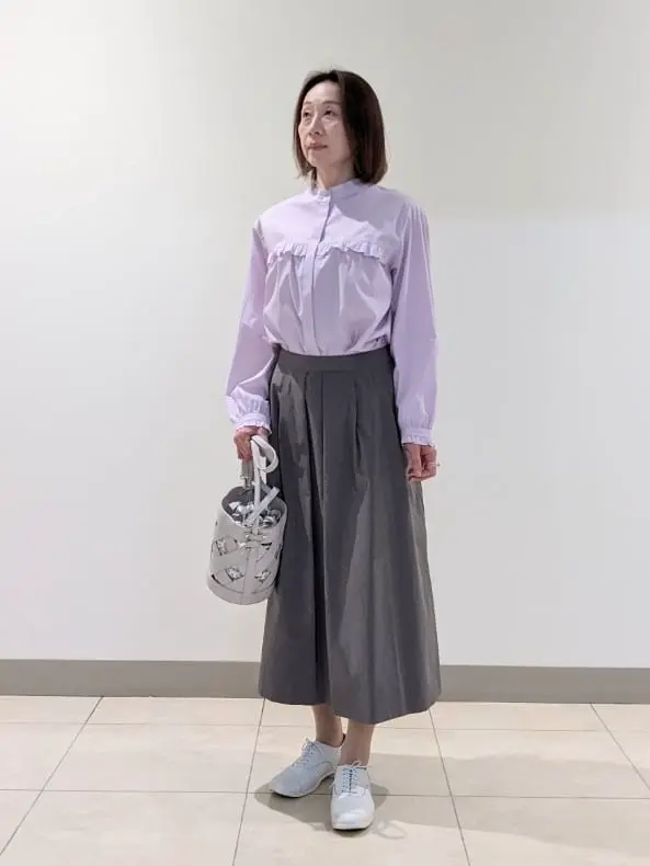 J.PRESS LADIES L スタッフ コーディネート画像