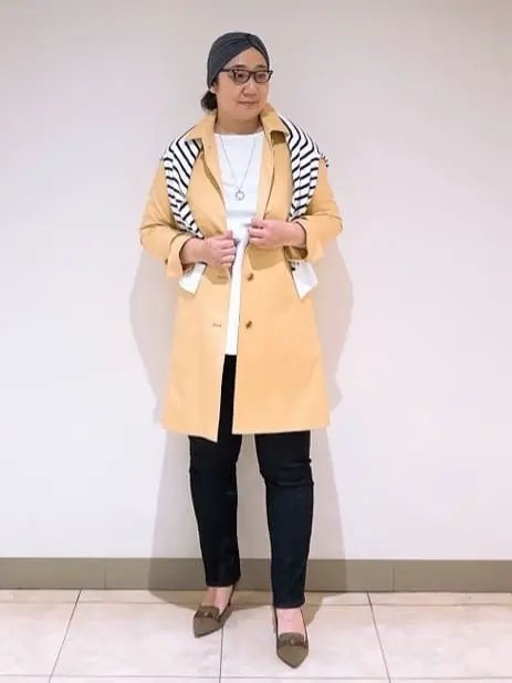 J.PRESS LADIES L スタッフ コーディネート画像