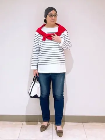 J.PRESS LADIES L スタッフ コーディネート画像