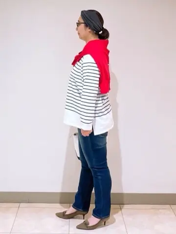 J.PRESS LADIES L スタッフ コーディネート画像