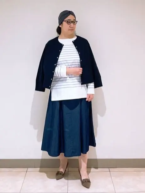 J.PRESS LADIES L スタッフ コーディネート画像