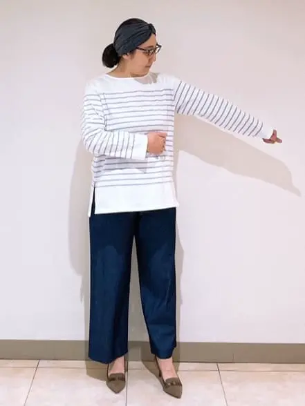 J.PRESS LADIES L スタッフ コーディネート画像