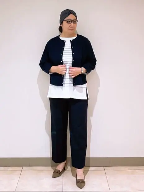 J.PRESS LADIES L スタッフ コーディネート画像