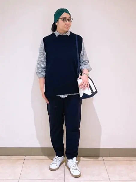 J.PRESS LADIES L スタッフ コーディネート画像