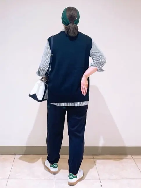 J.PRESS LADIES L スタッフ コーディネート画像