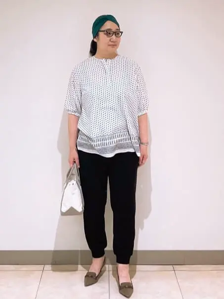 J.PRESS LADIES L スタッフ コーディネート画像