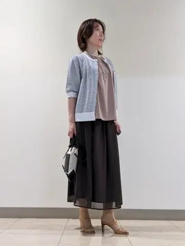 J.PRESS LADIES L スタッフ コーディネート画像